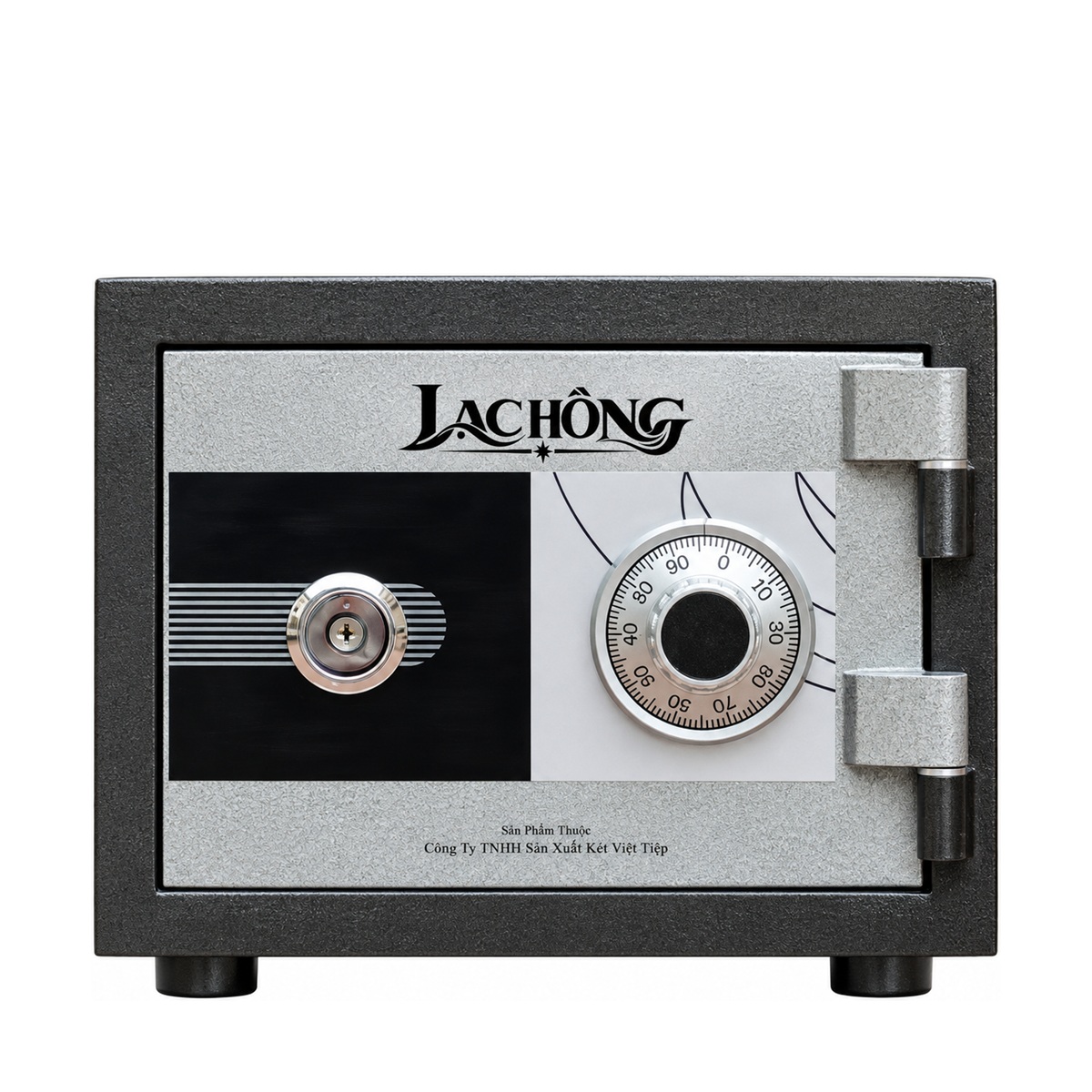 Két Lạc Hồng KE28 A · Đen bạc · Bảng khóa đen · Đóng cửa
